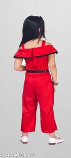 Rayon Printed Jumpsuit for Girls 