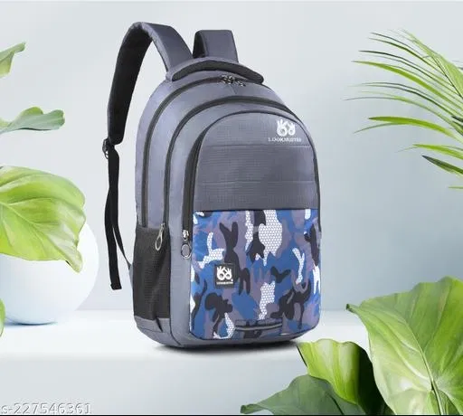Nylon Backpack for Men & Women, Multicolor