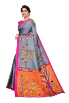 Saree with Unstitched Blouse for Women 