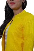 Rayon Embroidered Jacket for Women 