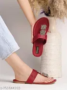 Solid Flat Sandals for Women 