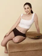 Cotton Solid Briefs for Women, Pack of 1 