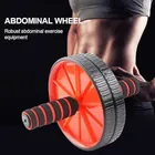 ABS Plastic Ab Wheel Roller for Men & Women (Red & Black)