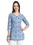 Cotton Printed Top for Women 