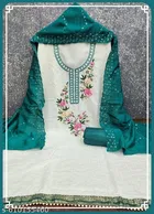Embroidered Patiala Suit for Women 