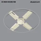 Maxotech Aflred Ultra High Speed 24 Inch Ivory 600 mm 4 Blade Ceiling Fan  