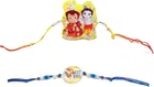 Synthetic Krishna Bheem & Best Bro Rakhi for Kids 