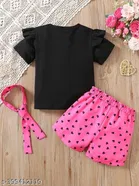 Cotton Blend Clothing Set for Girls 