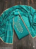Embroidered Botanical Patiala Suit for Women 