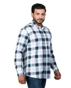 Poly Cotton Full Sleeves Chequered Shirt for Men 