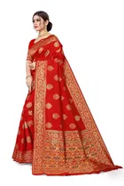 Jacquard Embellished Saree for Women 