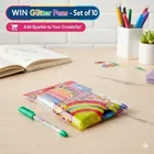 Win Glitter Multicolour Sparkle Gel Ink Pens 