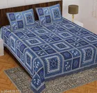 Cotton Queen Bedsheet with 2 Pillow Cover 