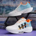 Sports Shoes for Men, White & Blue 