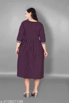 Floral Embroidered Maternity Kurti 