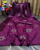 Dola Silk Embellished Saree for Women 