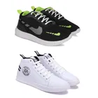 Sports Shoes for Men, Multicolor, Pack of 2 
