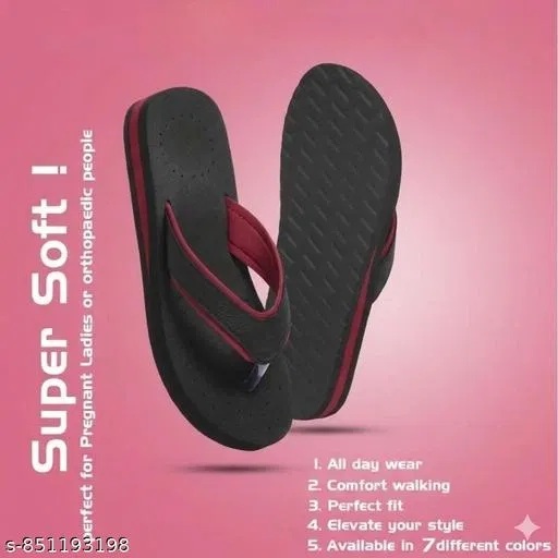 Flipflop for Women, Black (7)