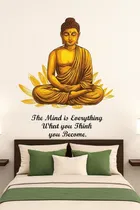 AVV Budha Quotes Wall Stickers 90x55cm