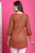 Cotton Printed Top for Women 