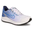 We Shine Sports Shoes for Men (White & Blue, 6)