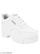 Shoetopia Solid Synthetic Sneakers 