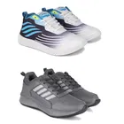 Sports Shoes for Men, Multicolor, Pack of 2 