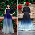 Colorblocked Georgette Kurti for Women 