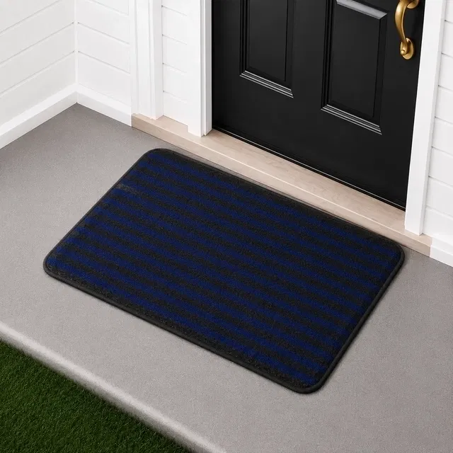 Status Dirt Trapper Doormat 36x56cm Navy Blue