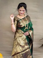 Banarasi Silk Zari Woven Saree for Women 