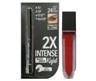 Matte Lip Gloss with Waterproof Kajal  