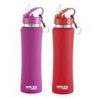 Nirlon Stainless Steel Sipper Water Bottle (Multicolor, 750 ml) (Pack of 2)