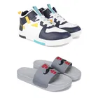 Combo of Sports Shoes & Sliders for Men 