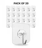 Plastic Wall Hooks, Transparent 