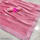 Jimmy Choo Solid Saree For Women, Pink