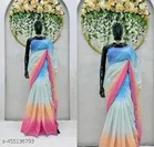 Georgette Abstract Saree for Women 
