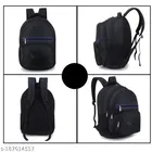 Nylon Backpack for Men & Women, Black