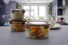 Round 3 Pcs Food Storage Container 