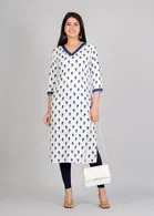 Rayon Printed Kurti for Women 