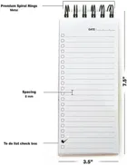 Pocket-Size 130 Pages Daily Detailed Work Planner 