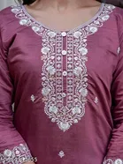 Georgette Embroidered Kurta Set for Women 