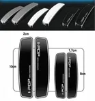 I-Pop White Car Door Guard Premium Quality Compatible with Any Car 