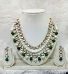 Alloy Necklace with Earrings for Women 