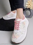 Shoetopia Solid Synthetic Sneakers for Girls 