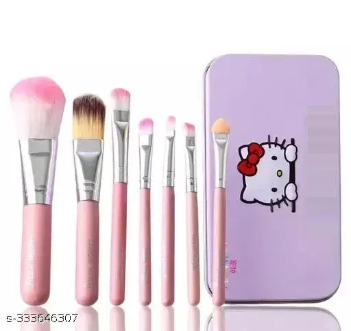 Kamz PREMIUM PINK BRUSHES SET OF 7  New HEELO KITY