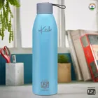 Stainless Steel Double Walled Vacuum Flask Water Bottle (Blue, 750 ml)