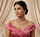 Rose Gold Plated Classy Minimal Look Necklace Set, for Women 