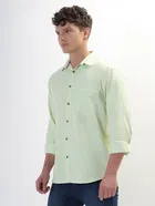 100% Cotton Full Sleeves Solid Shirt for Men 
