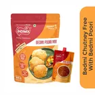 Indimix Bedmi Poori Atta Masala Mix 500 g + Free Badmi Chutney 100 g