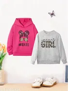 Cotton Blend Sweatshirt for Girls 